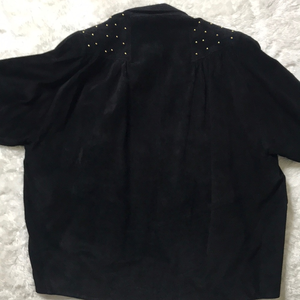 Positano vintage leather pullover jacket - Picture 6 of 7